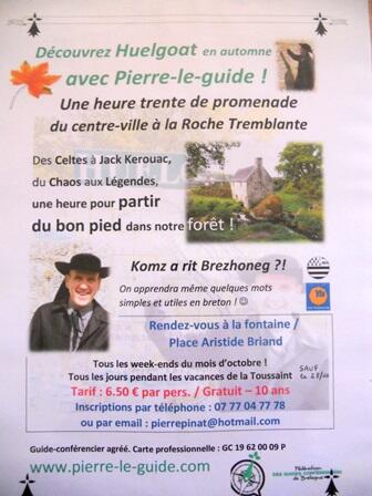 Pierre le Guide en automne