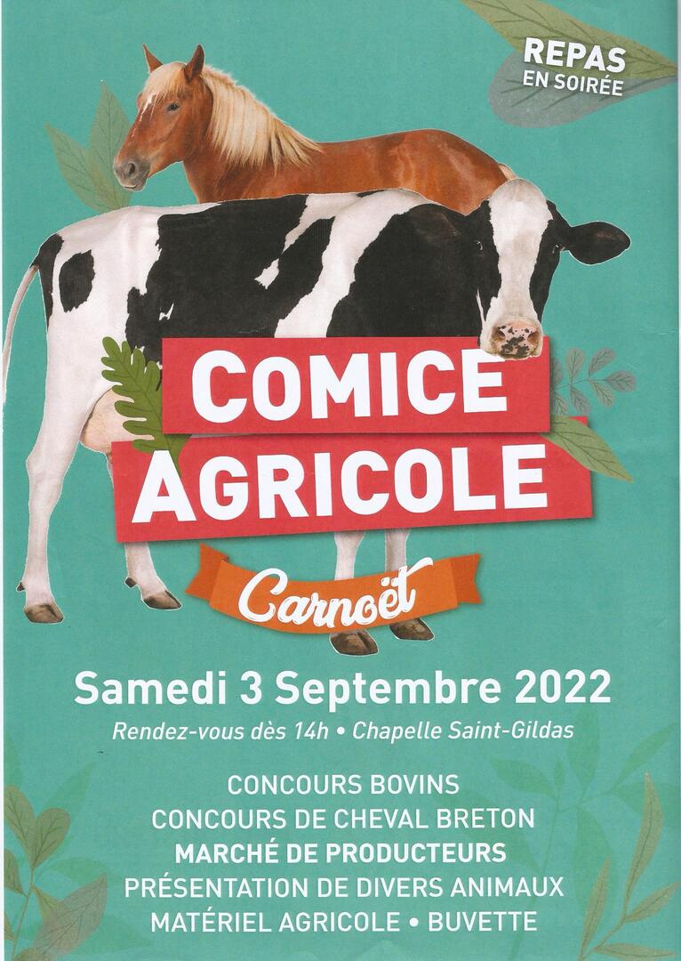 Affiche du comice de Carnoët