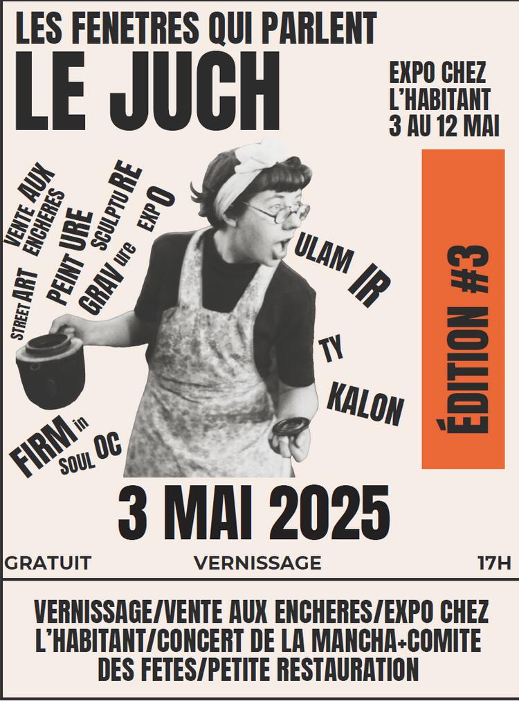 EXPOSITION LES FENÊTRES QUI PARLENT le 03 MAI 2025 - Commune du Juch - Le juch site officiel