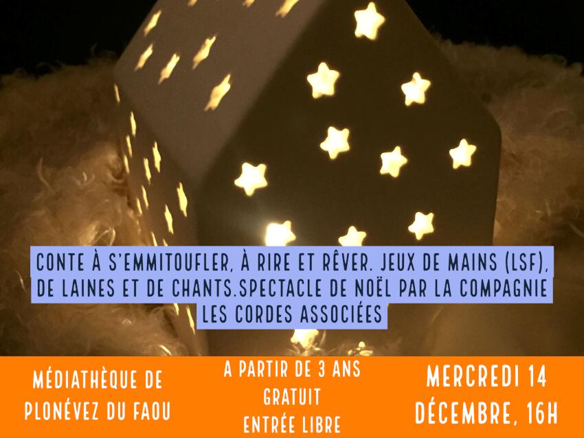 Spectacle de noel par la compagnie les cordes associées