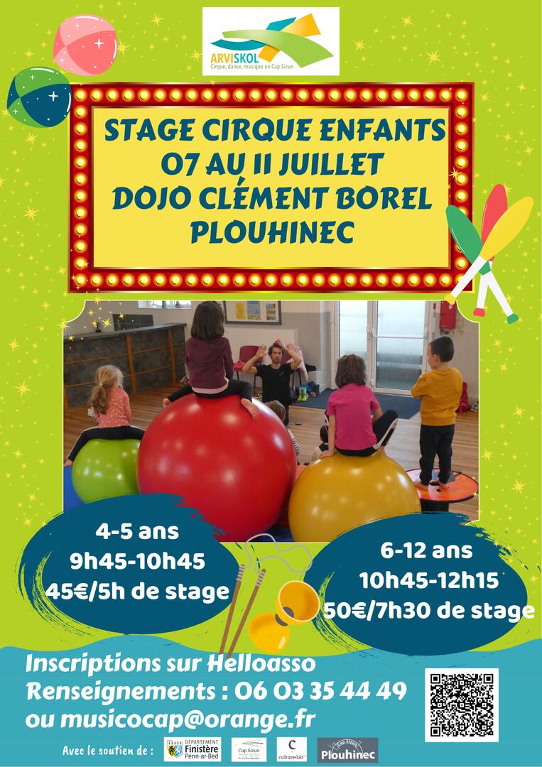 Stage cirque juillet 2025