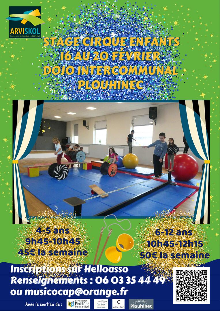 Stage de cirque Février 2026