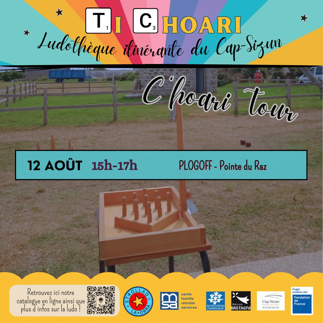 Ludothèque itinérante Plogoff C'hoari tour