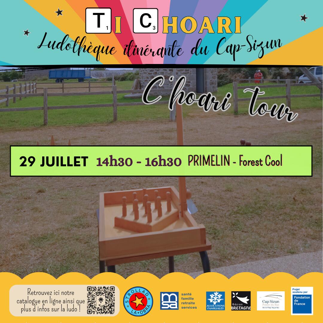 Ludothèque itinérante Primelin C'hoari tour