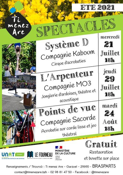 Ti Menez Are BRASPARTS 3 Dates Concerts de Rue