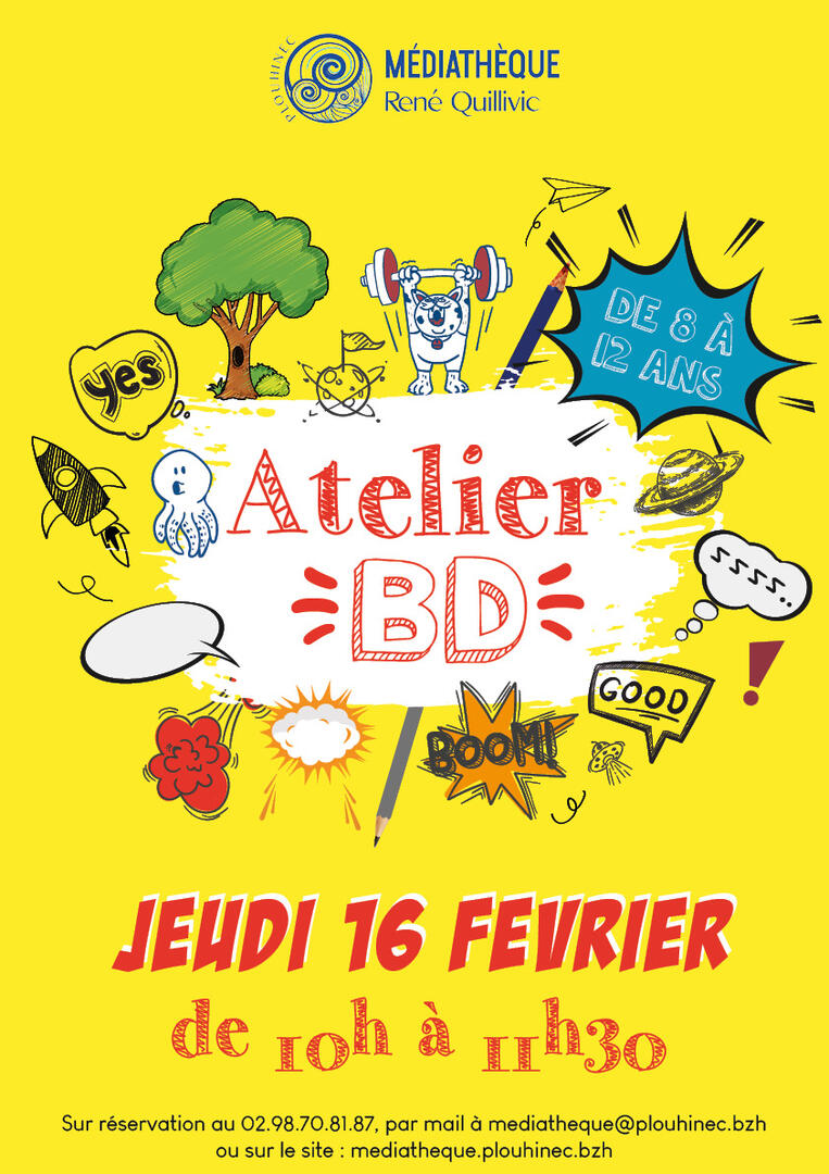 affiche atelier BD 16 fev