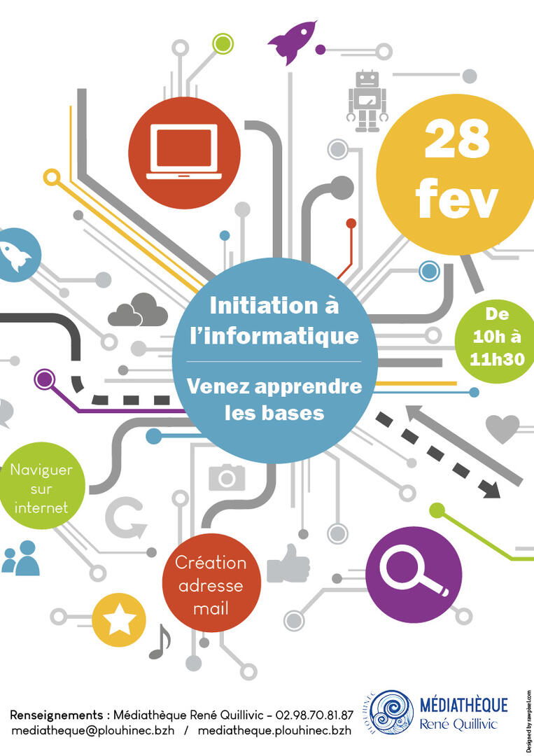 affiche atelier informatique 28 fev