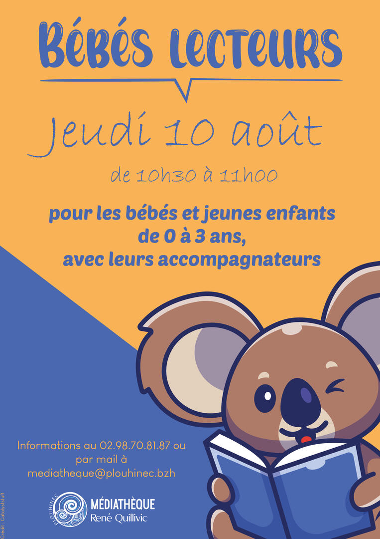 affiche bébés lecteurs 10 aout