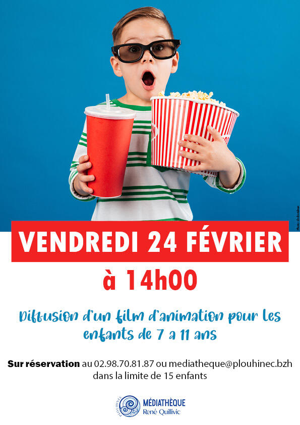 affiche diffusion film enfant 24 février