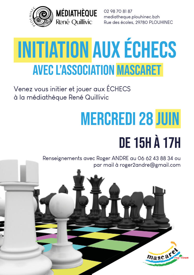 affiche échecs 28 juin