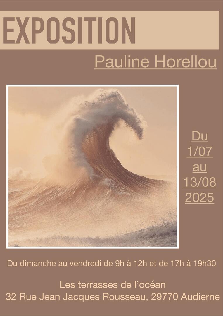 Affiche Exposition Pauline HORELLOU