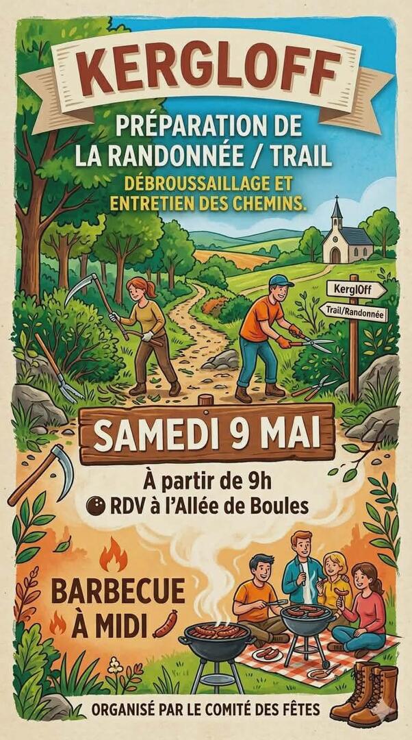 affiche preparation de la rando du 16 mai