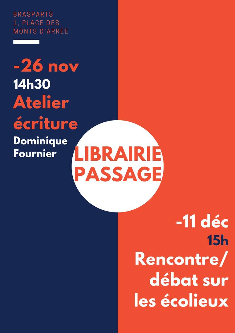 Orange et Bleu Foncé Université Affiche - 1