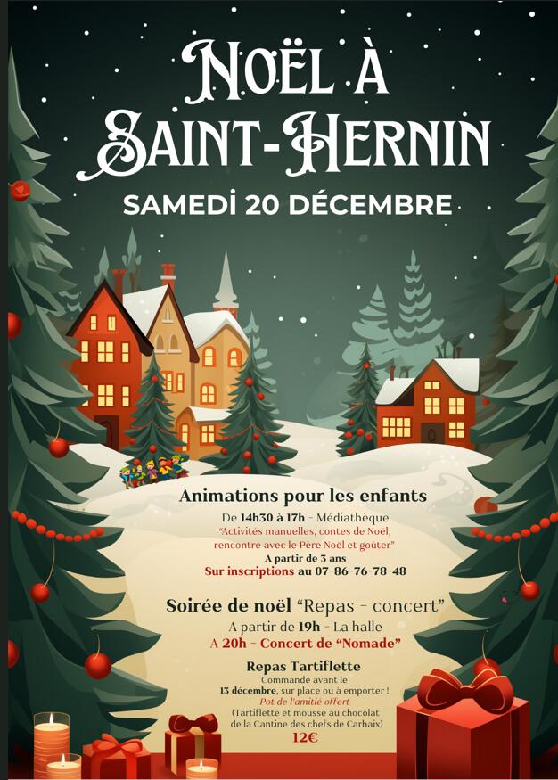 animation Noël Saint Hernin