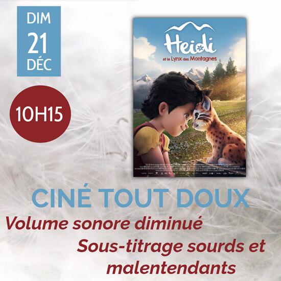 ciné tout doux le 21 décembre