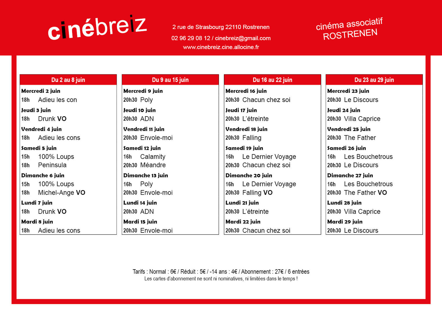cinebreiz juin