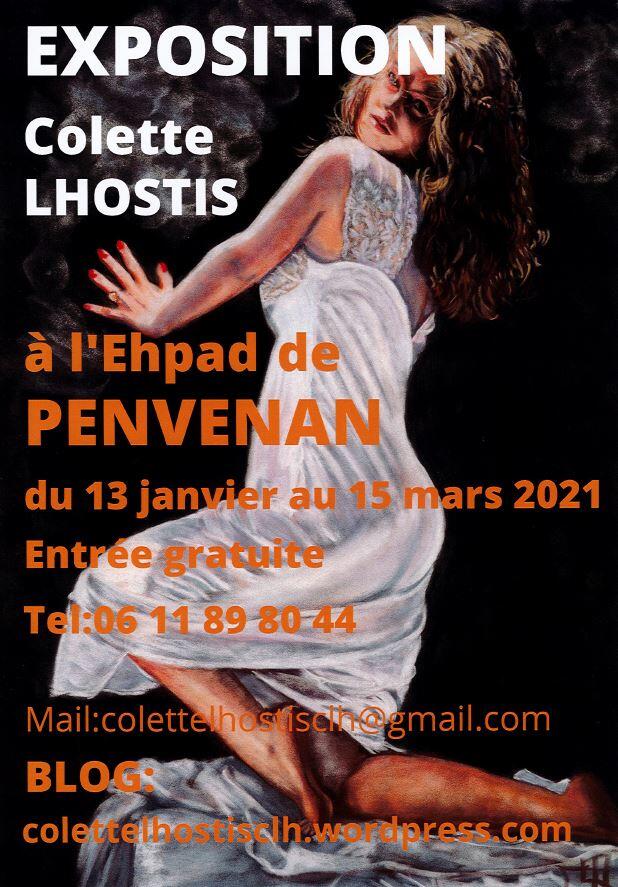 expo début 2021 Colette Lhostis