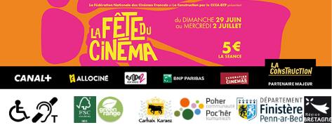 fête du cinema du 29 juin au 2 juillet
