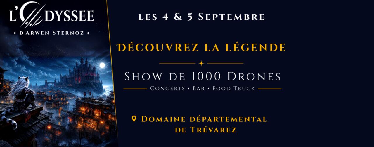 L'Odyssée d'Arwen | show de 1000 drones #2026