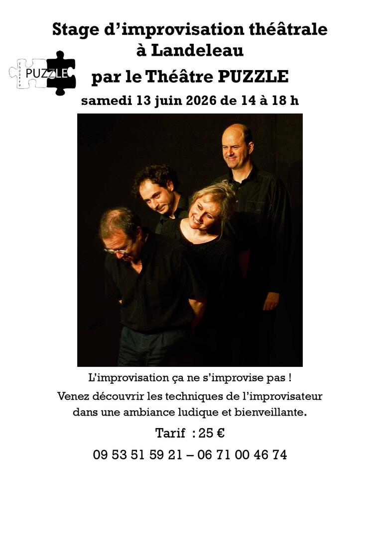 Stage d'improvisation théâtrale