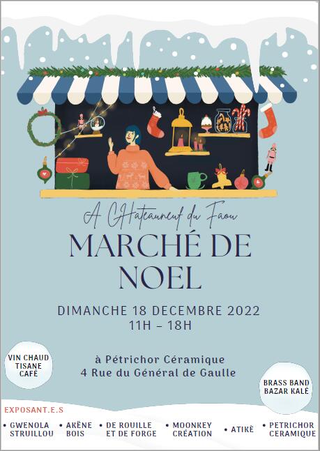 marché de noel chateauneuf du faou