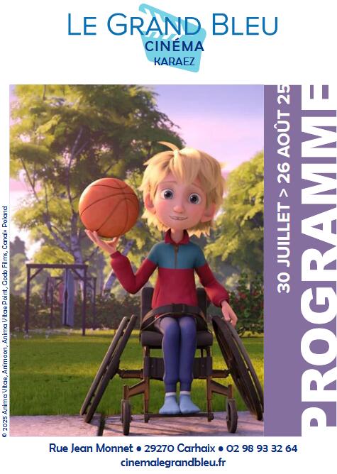 page de garde ciné du 30 juillet au 26 août