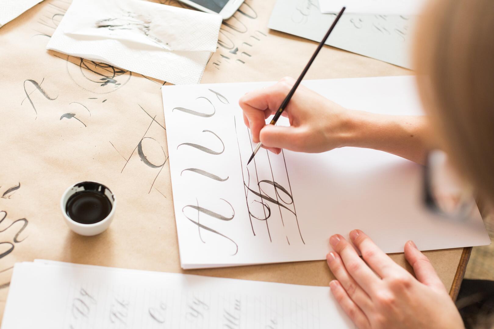11 - 7 OCTOBRE ATELIER CALLIGRAPHIE