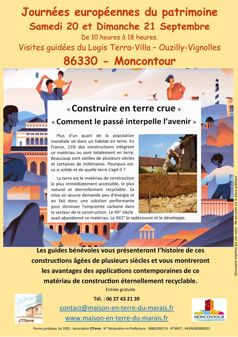 Affiche journée du Patrimoine 2025
