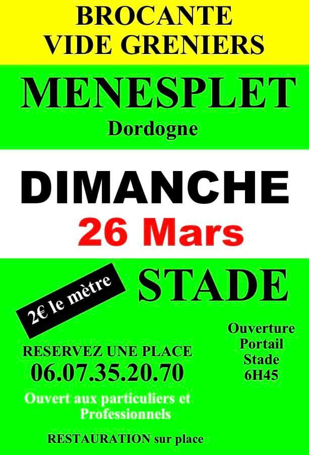 Brocante Ménesplet