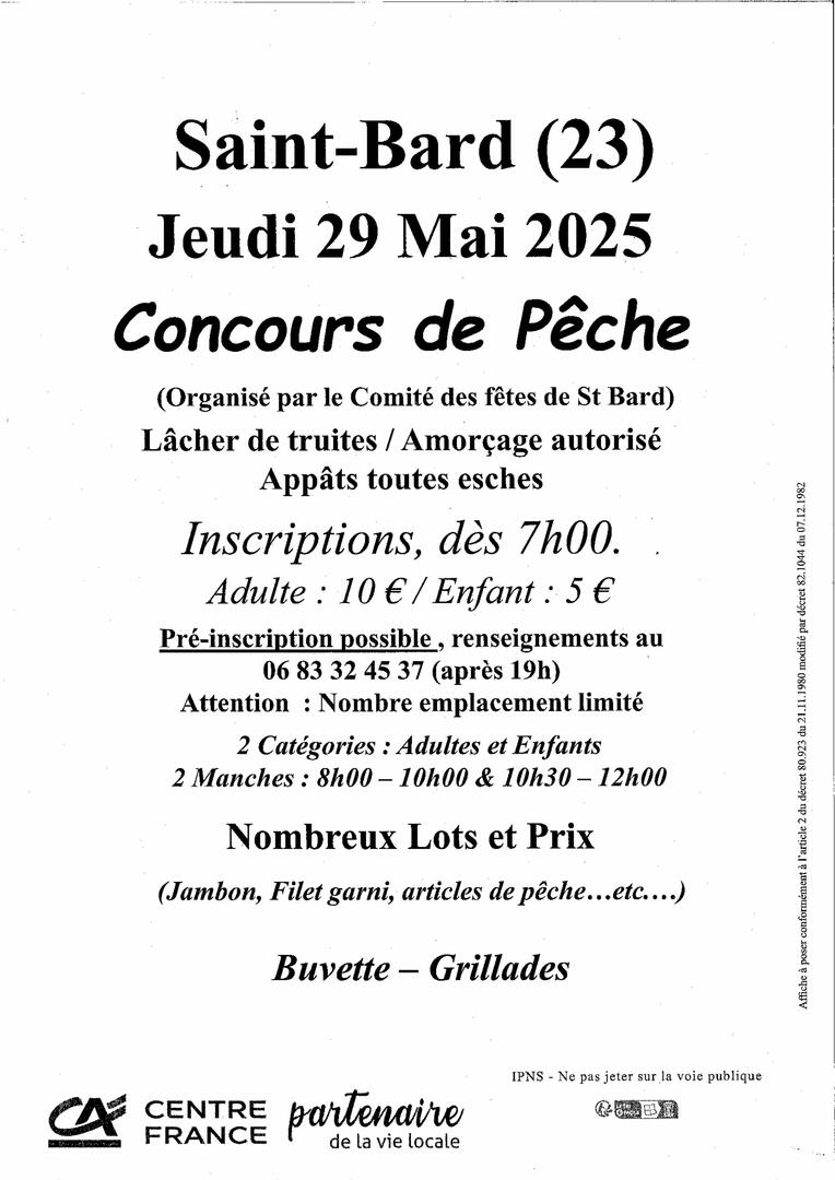 CONCOURS DE PECHE