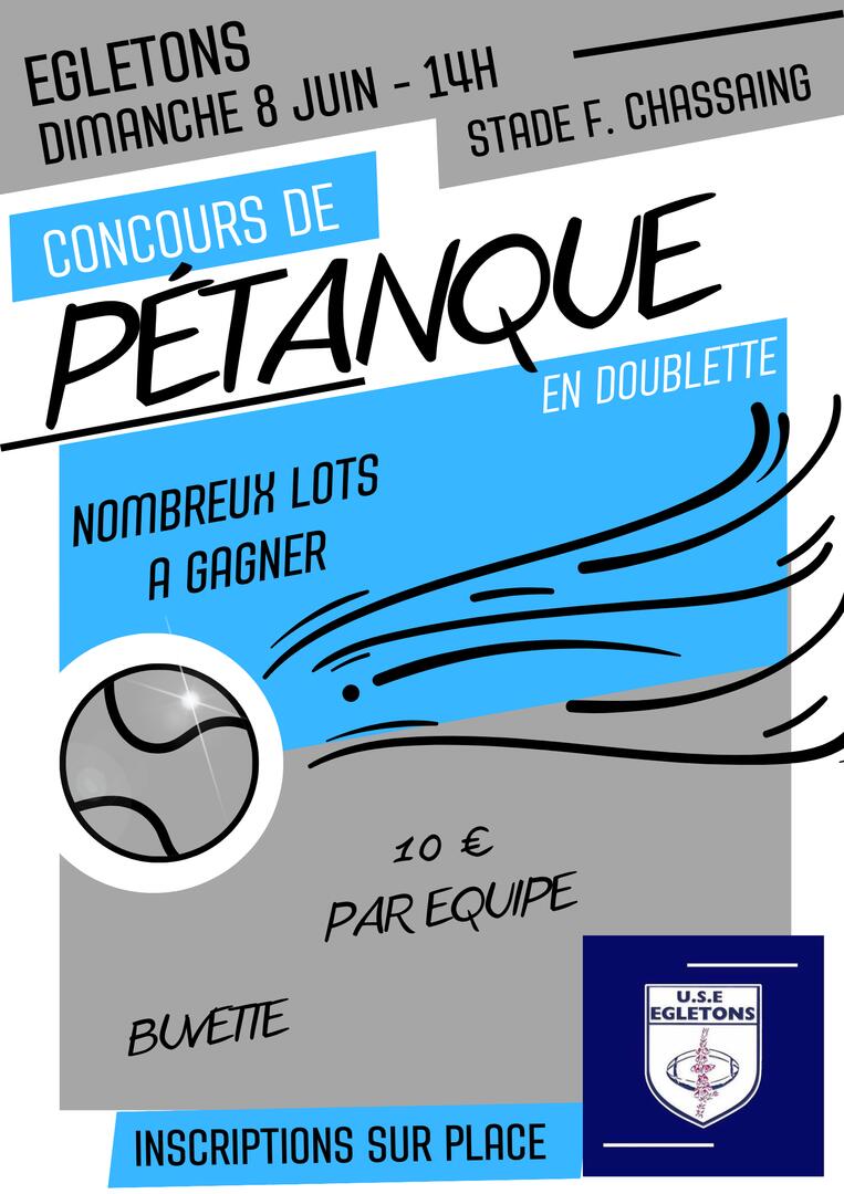 CONCOURS DE PETANQUE - 1