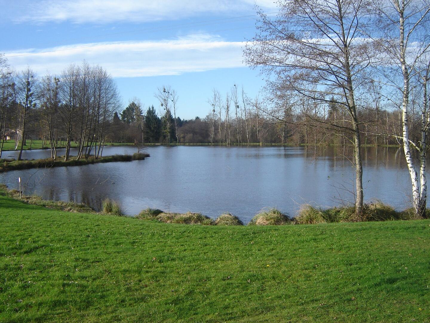 Firbeix étang hiver
