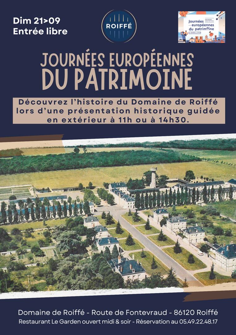 Affiche Tourisme Journées européennes du patrimoine