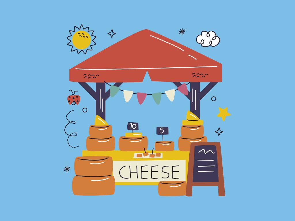 Marché fromage