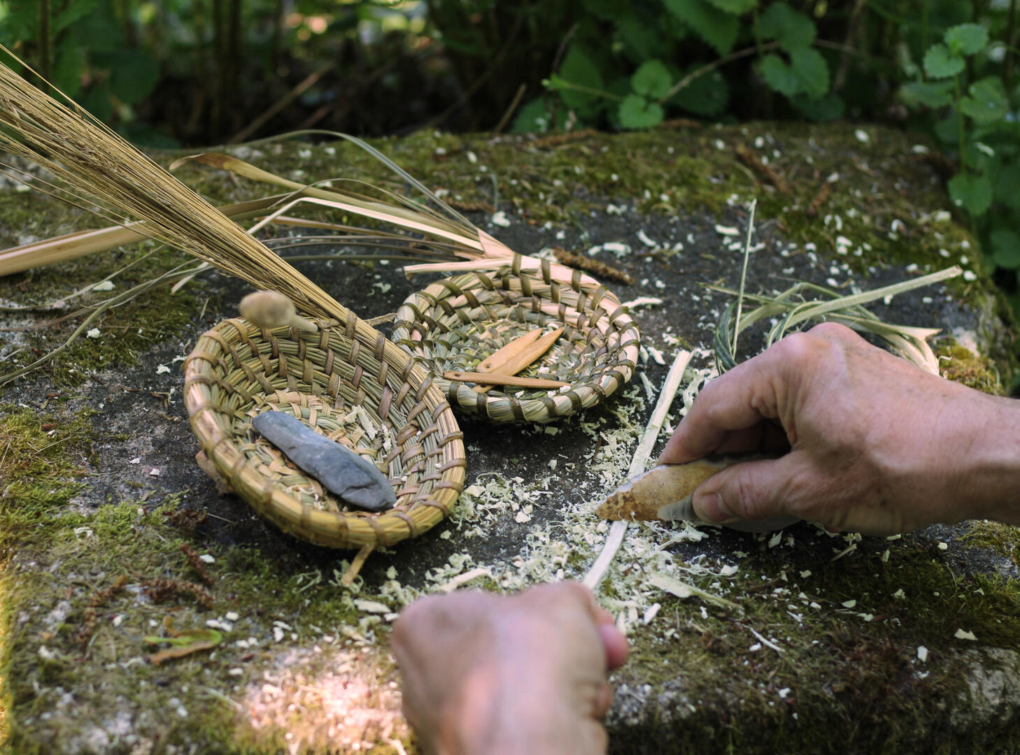 Atelier vannerie enroulée
