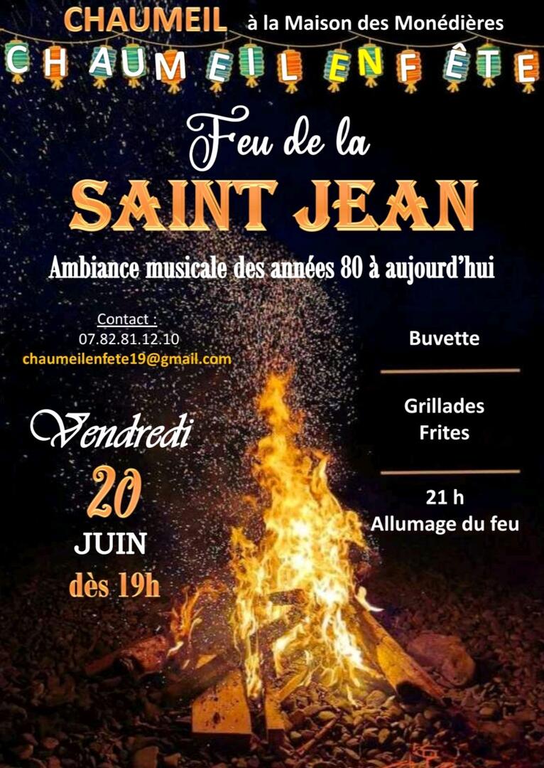 feu de la saint jean chaumeil