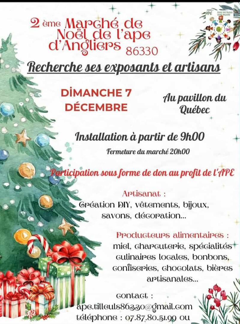 marché noel Angliers