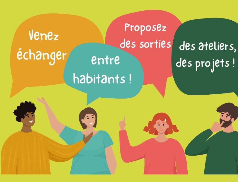 réunion collectif d'habitants