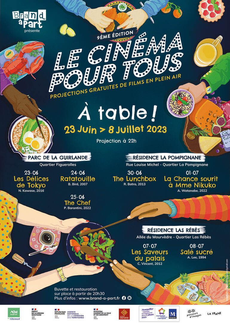 le cinéma pour tous à table !