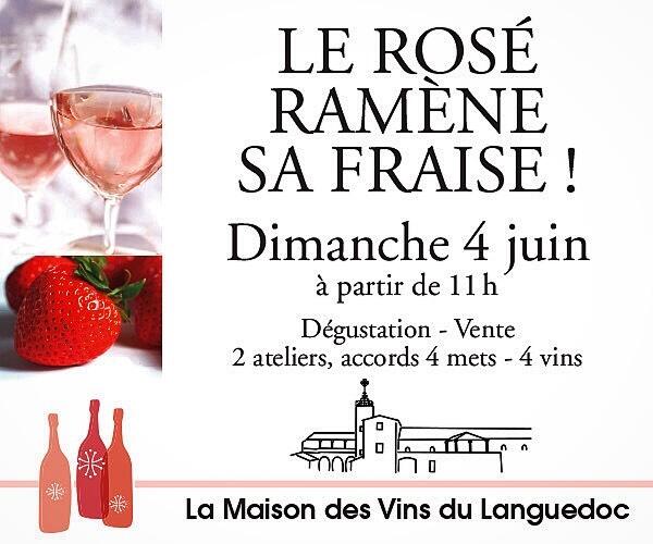 le rosé ramène sa fraise