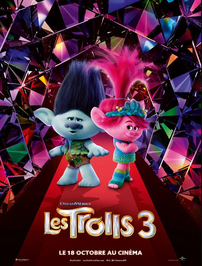 Affiche film Les Trolls 3