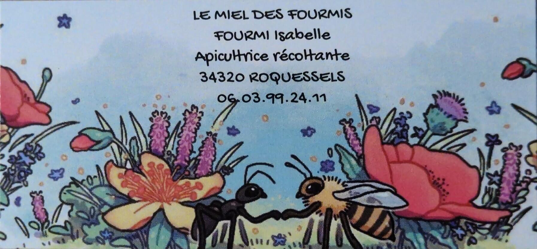 ETIQUETTE MIEL FOURMIS