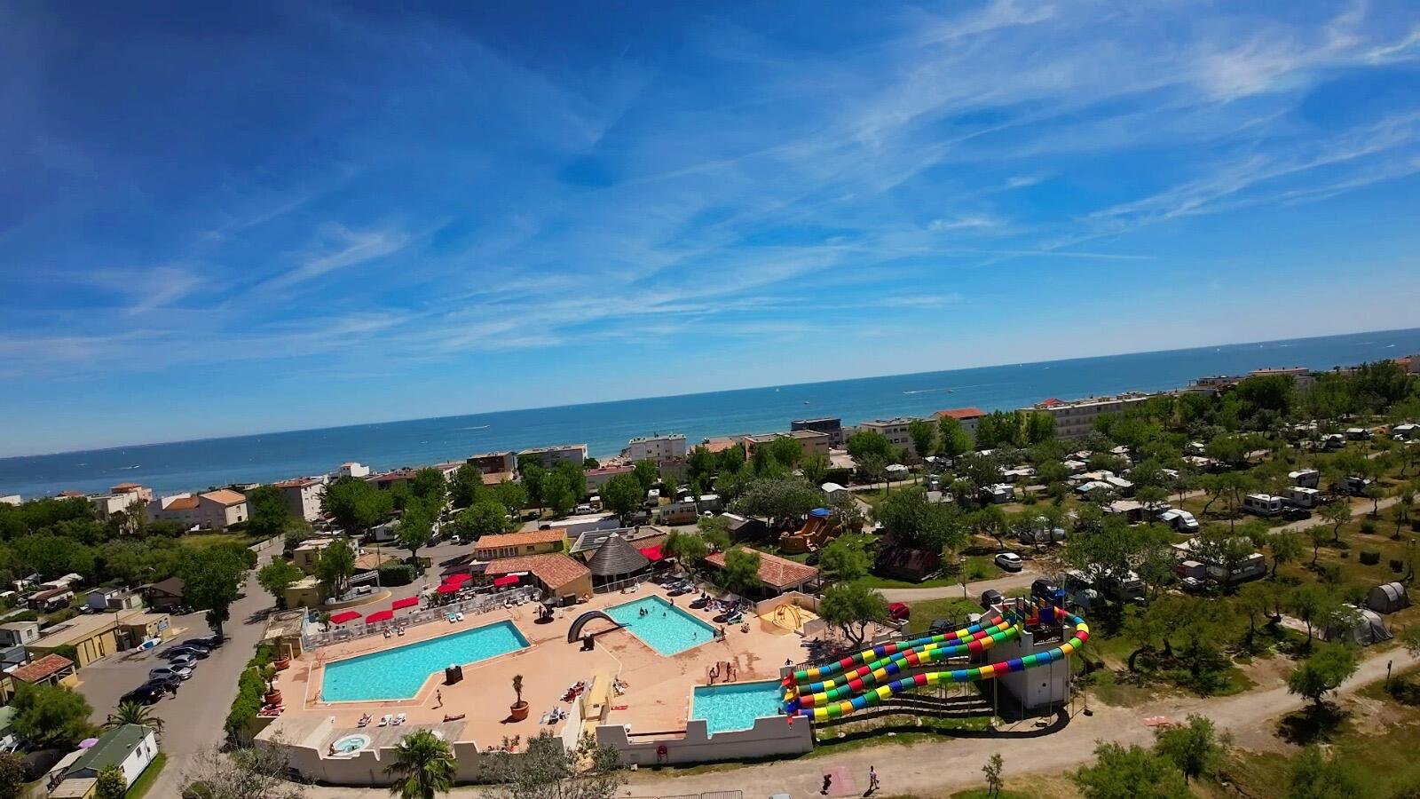 Photo vue aérienne Camping