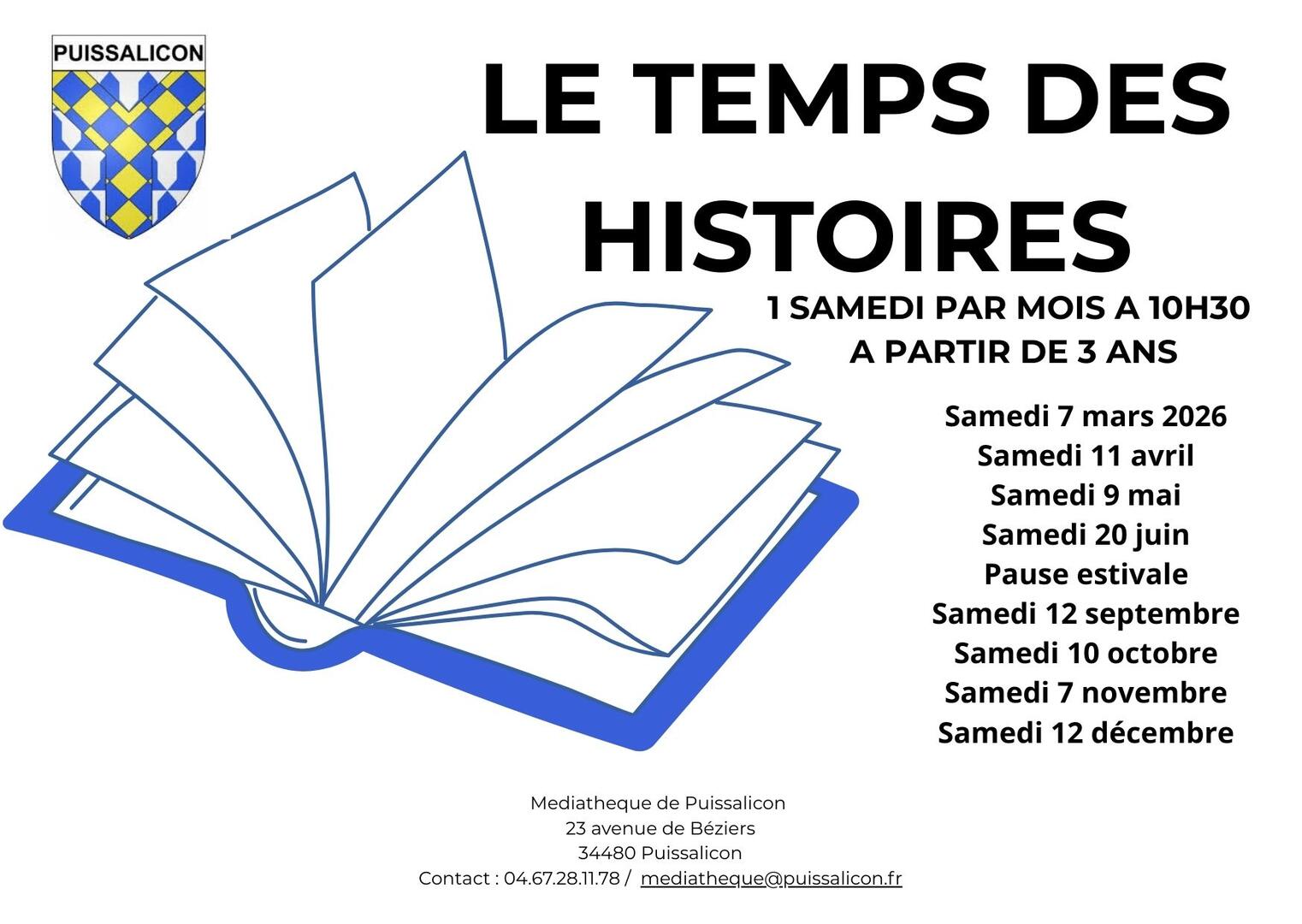 LE TEMPS DES HISTOIRES