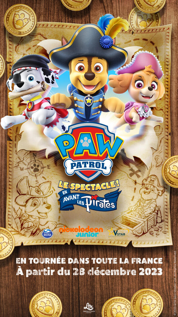 PAT' PATROUILLE – LE SPECTACLE EN AVANT LES PIRATES !