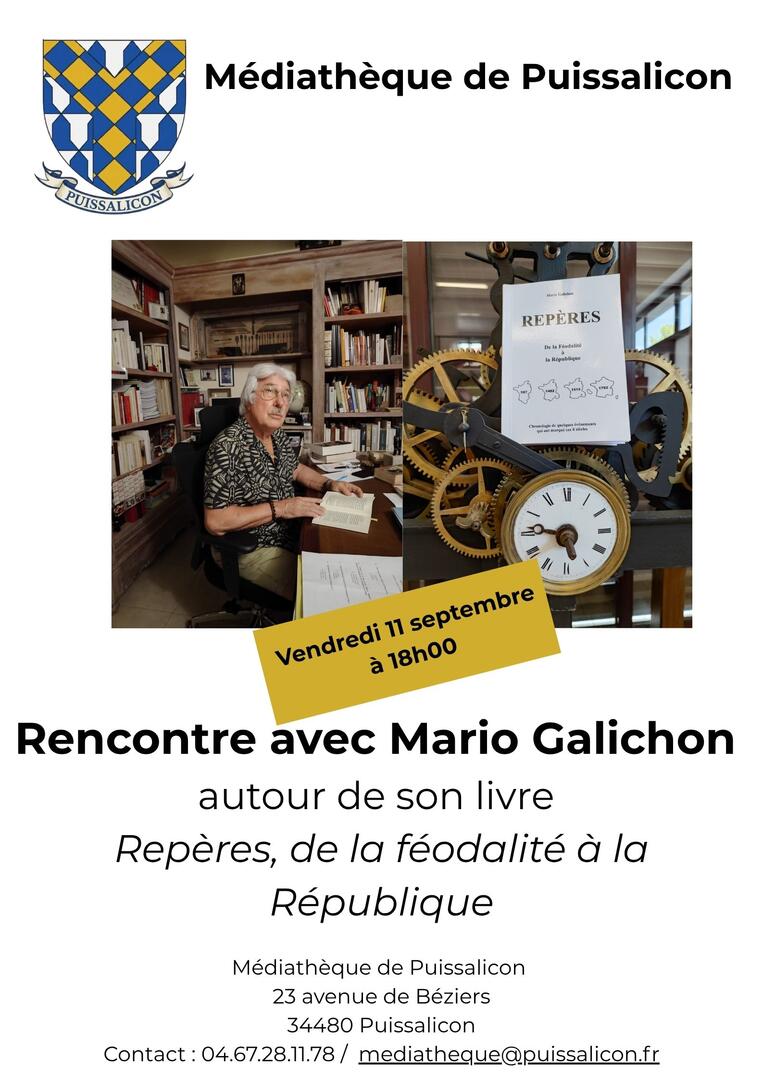 RENCONTRE AVEC MARIO GALICHON