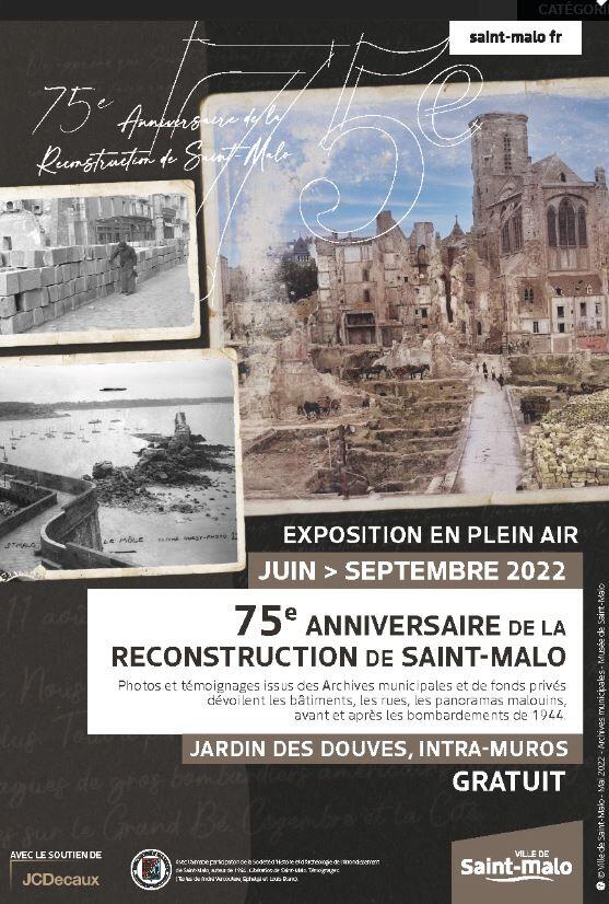 75ème anniversaire de la reconsctruction de Saint-Malo