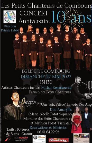 10 ans des petits chanteurs de Combourg 22mai2022