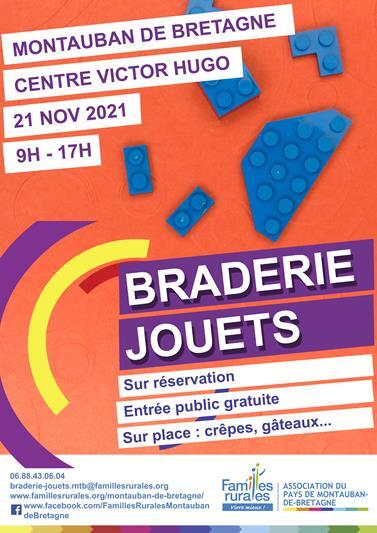 Affiche Braderie Jouets 2021 Montauban