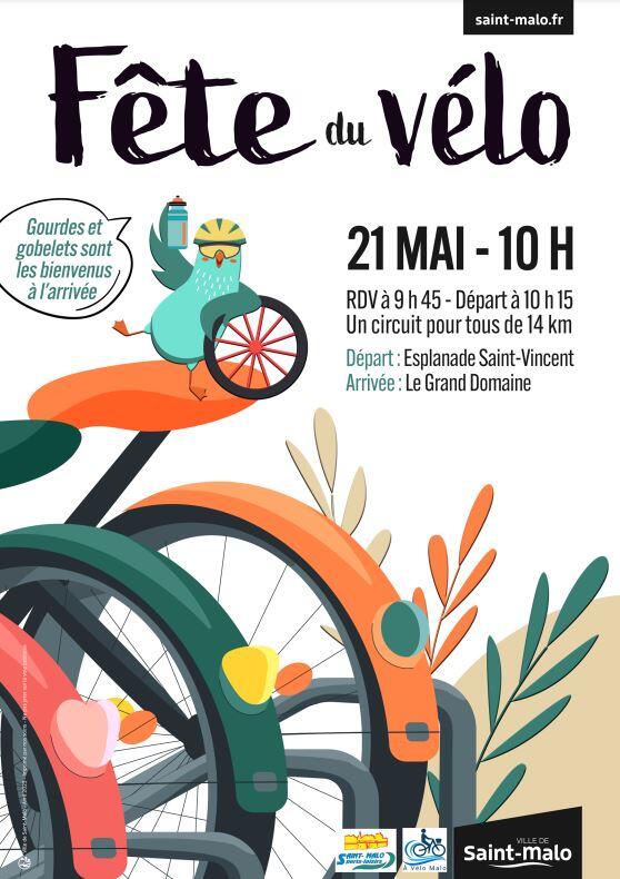 Affiche Fête du Vélo - 21mai2023